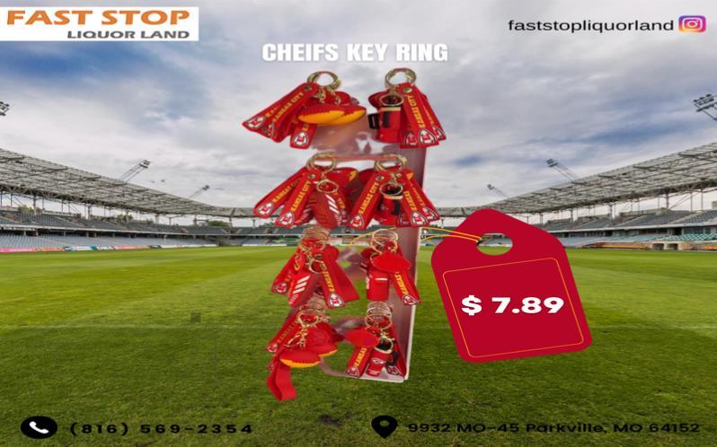 Chiefs key ring 